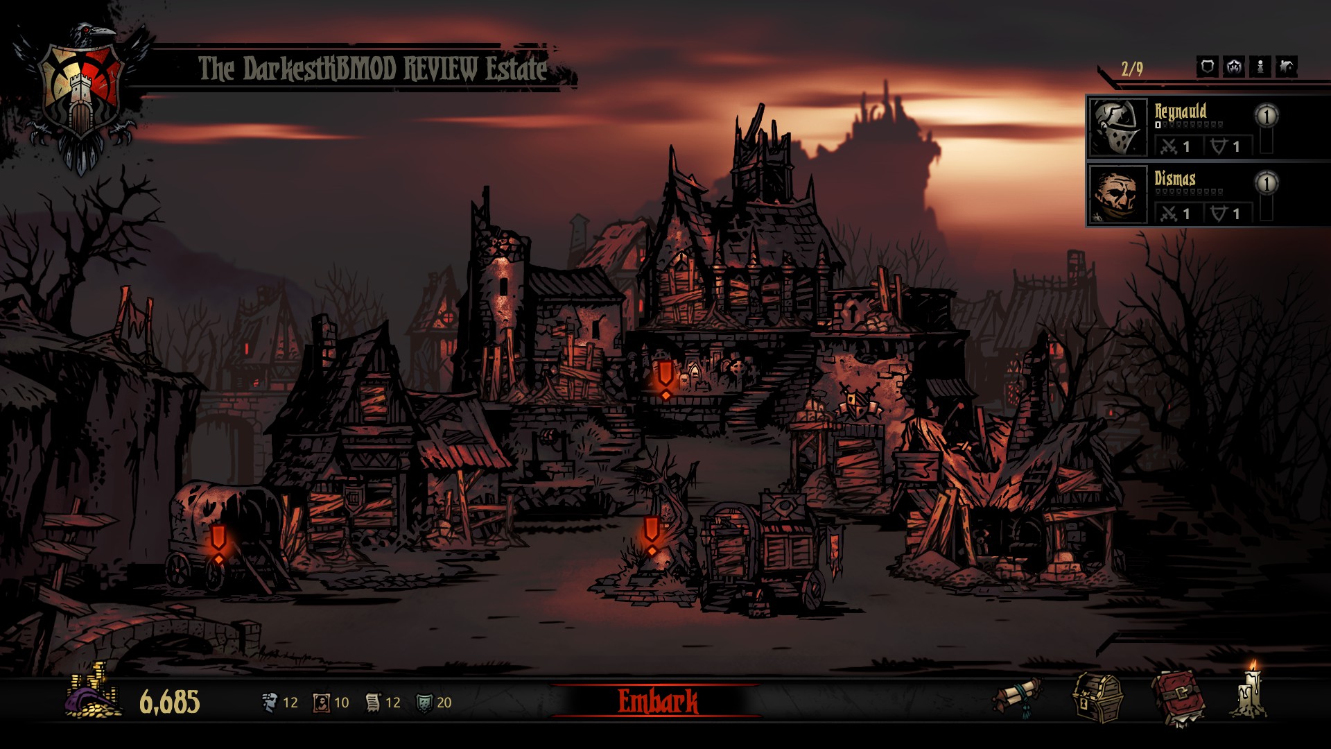 wolves at the door time to complete darkest dungeon